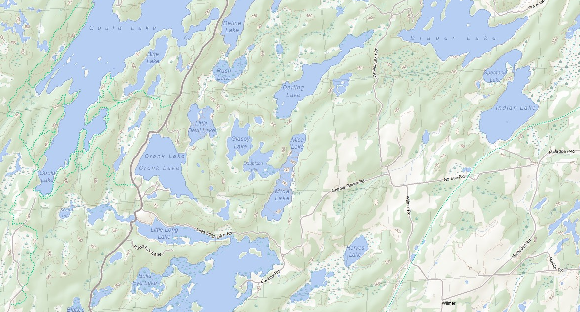 Gould Lake Trail Map